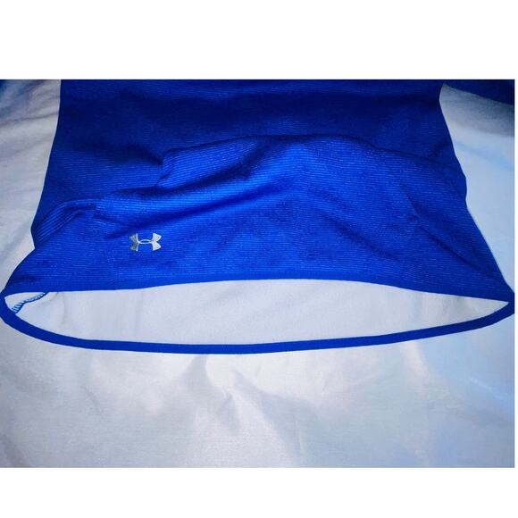 Under Armour Cold Gear Fleece Lined Hoodie - Women's Size M - In Blue Stripe - Picture 7 of 11